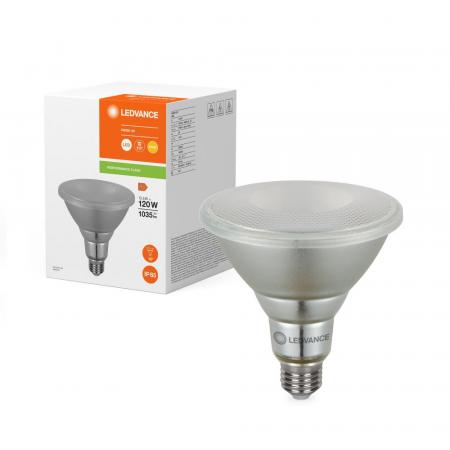 Ledvance E27 PAR38 Reflektor 15° 13,5W wie 120W Strahler mit warmweißem Licht 2700K IP65